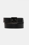 Armani Exchange curea cu doua fete femei, culoarea negru, XW000302 AF12038