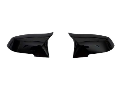 Capace oglinzi Batman style BMW seria 2 F22 negru lucios foto