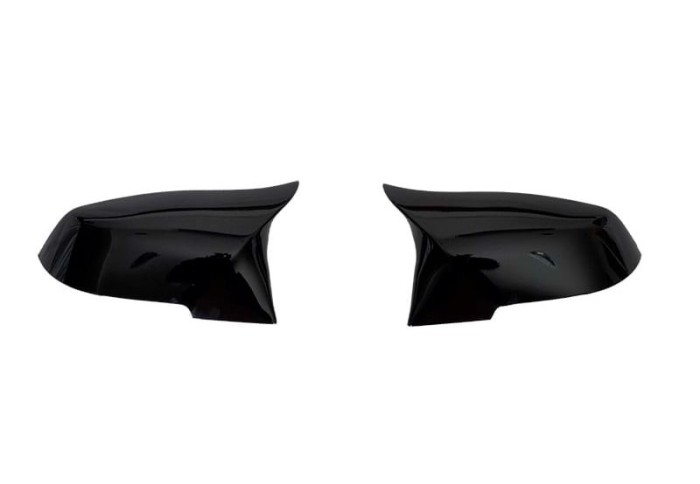 Capace oglinzi Batman style BMW seria 2 F22 negru lucios