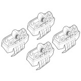 Kit montaj bare plafon C184 pentru Opel Astra K si Sports Tourer