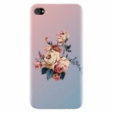 Husa silicon pentru Apple Iphone 4 / 4S, Roses