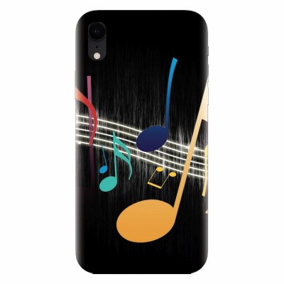 Husa silicon pentru Apple Iphone XR, Colorful Music foto