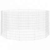 Cumpara ieftin Tarc pentru animale crescute in libertate, 12 panouri, 54x100 cm, fier galvanizat