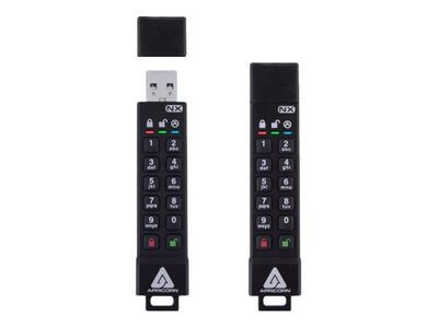 Stick USB Apricorn Aegis Secure Key 3NX, 4GB, USB 3.1 Negru