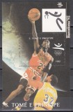 Sao Tome si Principe 1992 - Jocurile Olimpice - Barcelona, ​​Spania, Colita, Cota 9.50 EURO, MNH