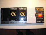 LOT de 5 casete video: VHS Goldstar E-180 x 3 buc, TDK si VISI, stare BUNA