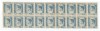 |Romania, LP 188/1945, Uzuale - Mihai I, hartie gri, bloc de 18 timbre, MNH, Nestampilat