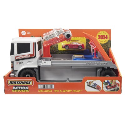 MATCHBOX ACTION DRIVERS CAMION DE REPARATII SI REMORCARE SuperHeroes ToysZone foto