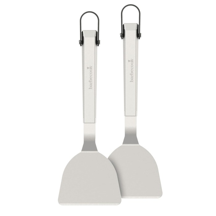 Set spatule plancha otel inoxidabil, Barbecook Essential GrillCooking