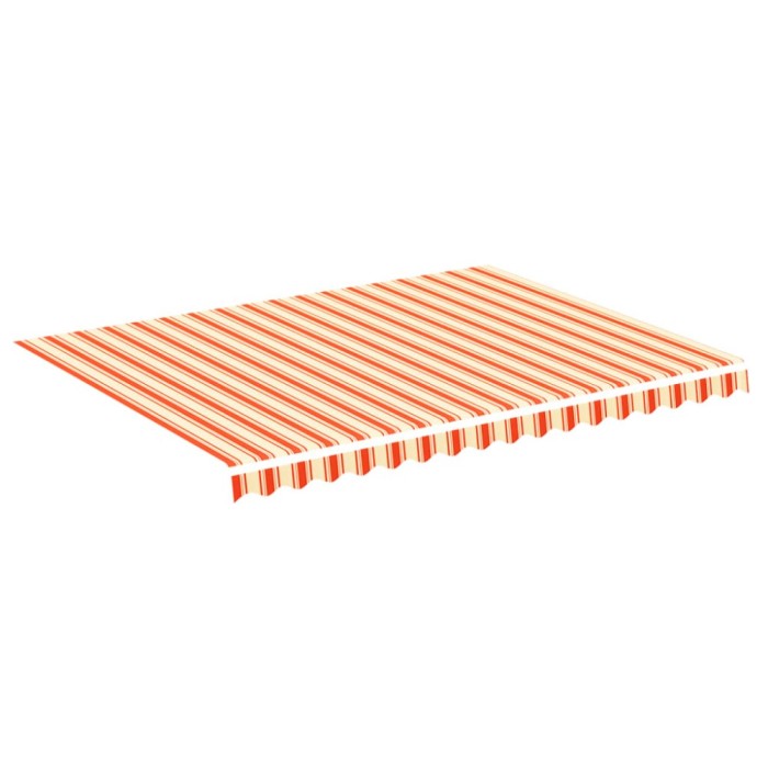 Panza de rezerva copertina, galben si portocaliu, 4x3 m
