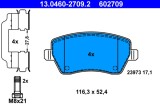 ATE 13.0460-2709.2 set placute frana,frana disc