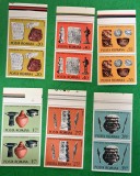 TIMBRE ROMANIA MNH LP.908 -ARHEOLOGIE DACO -ROMANA - serie &icirc;n pereche, Nestampilat