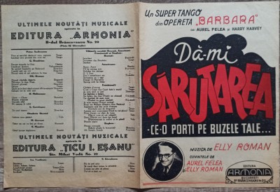 Da-mi supararea// partitura foto