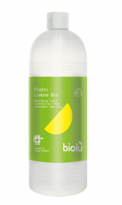 Detergent lichid pentru spalat vase ecologic 1L Biolu foto