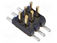 Conector PCB-PCB tata PIN 6 1mm FTM gold flash SMT SAMTEC foto