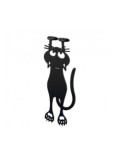 Semn de carte pisica neagra (black cat) din PVC