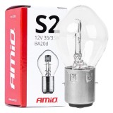 Bec cu halogen S2 12V 35/35W BA20d AMIO-03368