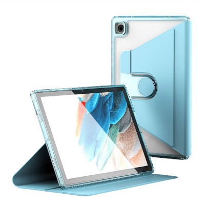 Husa tableta pentru samsung galaxy tab a8 10.5 (2021), crystal book, bumper rigid, bleu foto