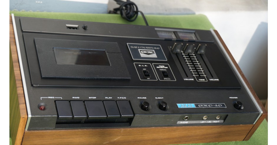 Platine Cassette AKAY GXC-40 - À Réparer, S'allume, Avance/retour OK, Pas De Lecture, Manque Boutons
