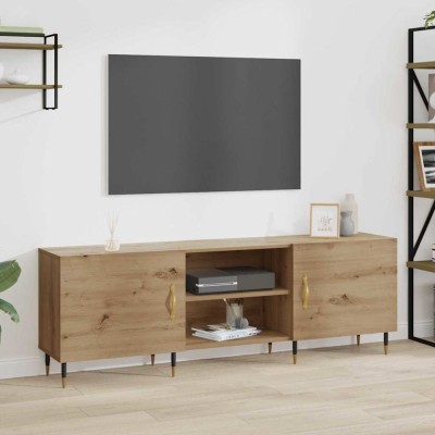 vidaXL Cabinet TV stejar artizanal 150 x 30 x 50 cm Lemn compozit foto