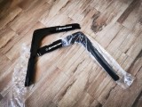 Paravanturi Fata Mercedes Sprinter CDI 2000-2006, Negru Transparent, Aerodinamice, Instalare Cheder cu Cleme