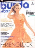 Revista Burda 6/1992, cu tipare, limba germana, croitorie, colectie