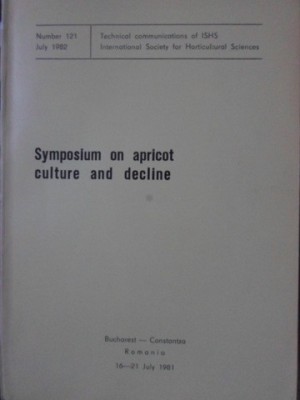 SYMPOSIUM ON APRICOT CULTURE AND DECLINE (CULTURA SI DECLINUL CAISULUI)-COLECTIV-233306 foto