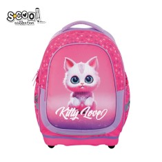 Ghiozdan anatomic KITTY LOVE, 39x33x18 cm - S-COOL foto