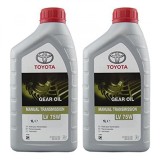 Cumpara ieftin Pachet 2 litri Ulei Toyota pentru transmisie manuala LV 75W