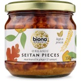 Seitan Bucati Marinate in Sos de Soia si Ghimbir Ecologic/Bio 350g