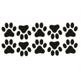 Sticker de Podea - Cale Acces - Urme Labute - 15x15 cm - set 10 buc