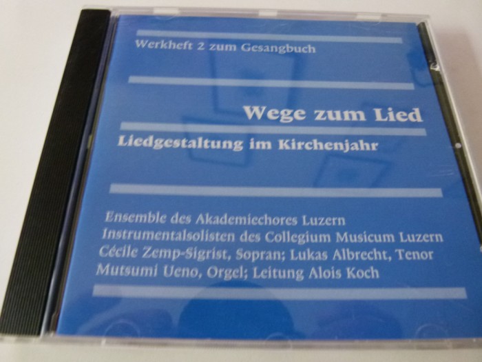 Wege zum Lied,cd