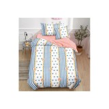 Cumpara ieftin Lenjerie de Pat Bumbac Finet, 1 persoana , cearsaf cu elastic - SIPRT60-32