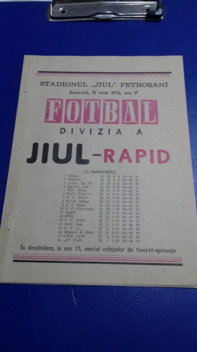 program Jiul - Rapid