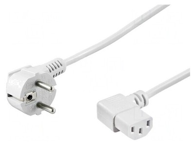 Cablu Alimentare Unghiular 3x1mm2 CEE 7/7 la IEC C13 90&amp;deg; foto