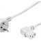 Cablu Alimentare Unghiular 3x1mm2 CEE 7/7 la IEC C13 90&deg;