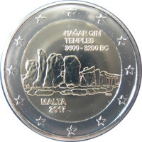 Malta 2 Euro 2017 (Hagar Qim Temples) CLT7 , KM-183 UNC !!! foto