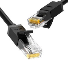 PATCH CORD UTP Ugreen Cat6, &quot;NW102&quot; fire din cupru, viteza maxima 1 Gbps, 1m, negru &quot;20159&quot; (timbru verde 0.18 lei) - 695730382159
