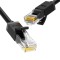 PATCH CORD UTP Ugreen Cat6, &quot;NW102&quot; fire din cupru, viteza maxima 1 Gbps, 15m, negru &quot;20165&quot; (timbru verde 0.8 lei) - 6957303821655