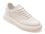 Pantofi sport GRYXX albi, 5618, din piele naturala