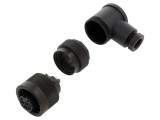 Conector: circular; 250V; 10A; PIN: 7; mufă; mamă; neecranaţi; IP67