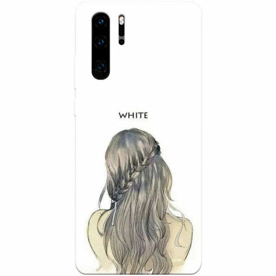 Husa silicon pentru Huawei P30 Pro, White foto