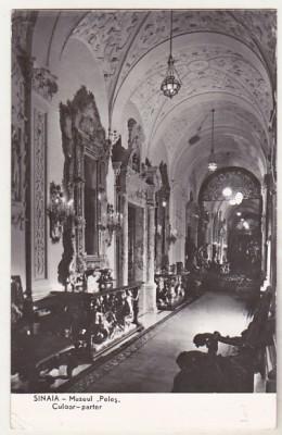 bnk cp Sinaia - Muzeul Peles - Culoar parter - necirculata foto
