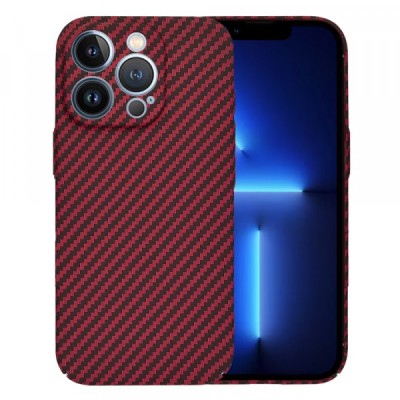 Husa pentru Apple iPhone 13 Pro Max, Techsuit, Carbonite FiberShell, Rosie foto