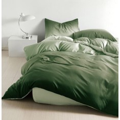 Lenjerie De Pat Undying Xc114, Bumbac, 4 Piese, Cu Elastic, Verde