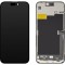 Display cu Touchscreen JK pentru Apple iPhone 15 Pro Max, cu Rama, Versiune LCD In-Cell, Negru