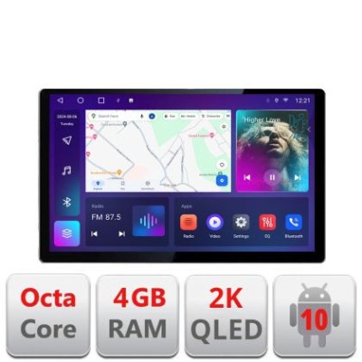 Navigatie dedicata Toyota Verso 2004-2009 Edonav ecran 13&amp;quot; 2K 8 si 128 Android Waze USB Navigatie 4G 360 Toslink Youtube Radio KI CarStore Technology foto