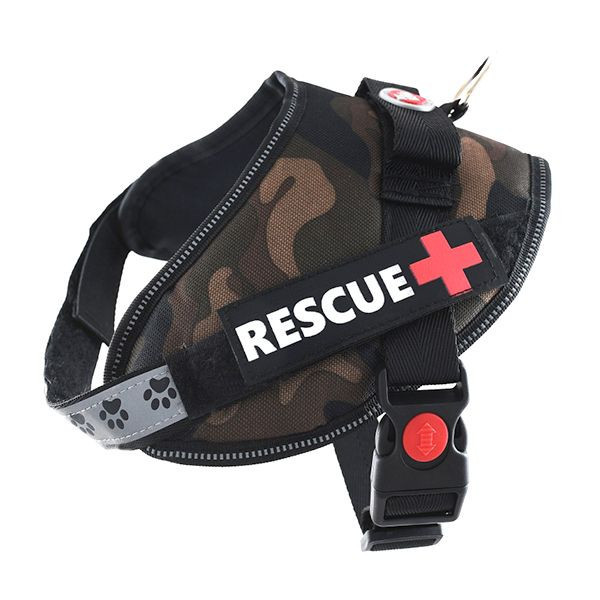 Ham pentru c&acirc;ini Rescue S 45 - 55 cm, camuflaj