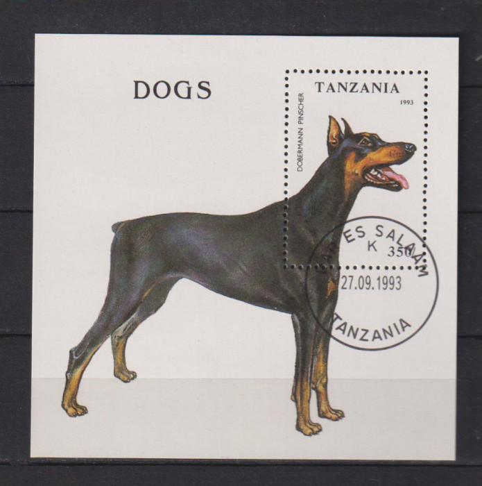 TANZANIA 1993 CAINI MI. BL. 227 STAMPILAT