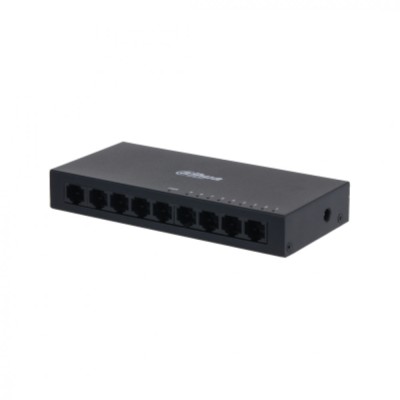 Switch 9 porturi, Unnmanaged Dahua PFS3109-8ET SafetyGuard Surveillance foto